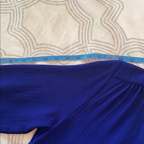 Beautiful royal blue H & M dress size 12 - Picture 6 of 6